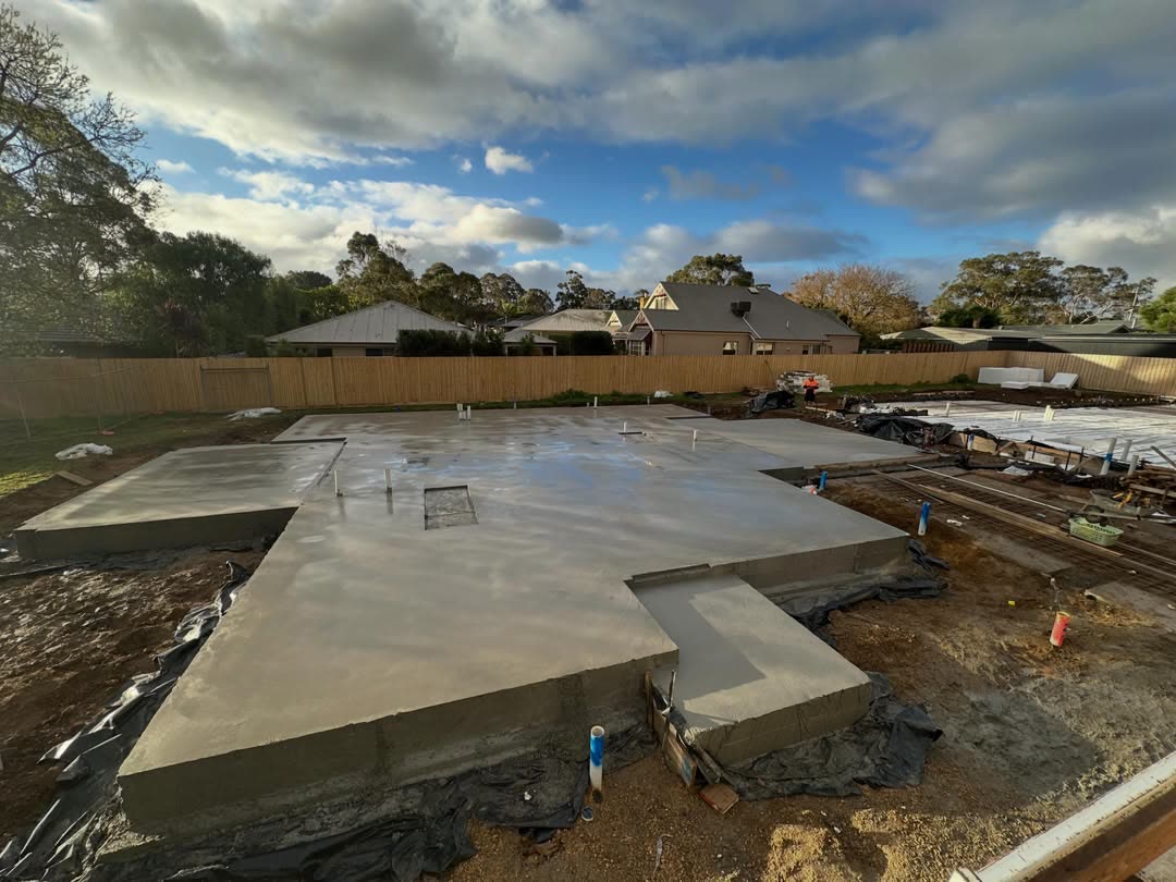 Multi-unit site recently completed in Balnarring — Advance Concrete